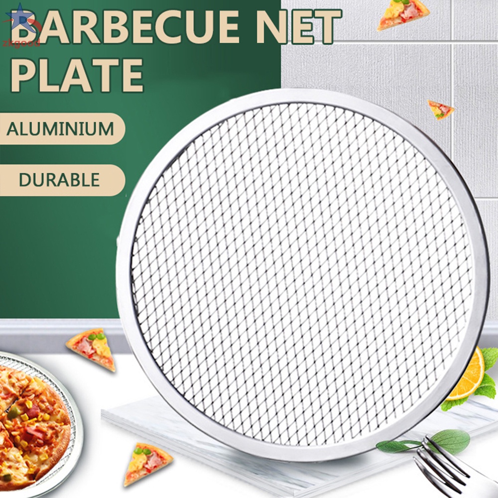 Khay Lưới Hợp Kim Nhôm Không Dính Dùng Nướng Bánh Pizza Tiện Dụng