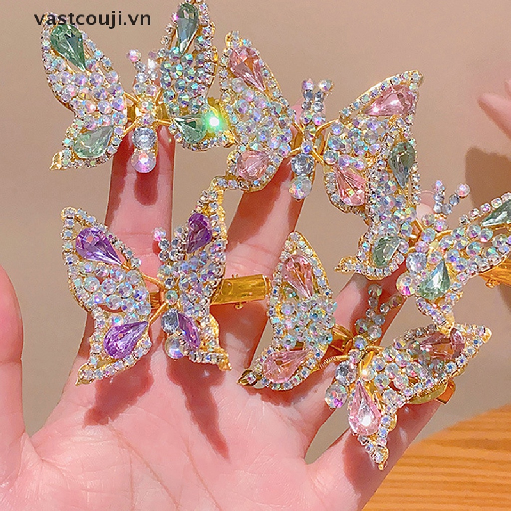 Kẹp Tóc Bướm Chuyển Động Xinh Xắn Dành Cho Nữ