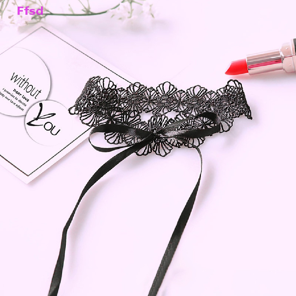 {Ffsd} Vòng Cổ Choker Ren Dễ Thương Có Thể Điều Chỉnh Phong Cách Gothic Ngọt Ngào Có Thể Tháo Rời Trang Sức Tiệc Cosplay Cho Nữ *
