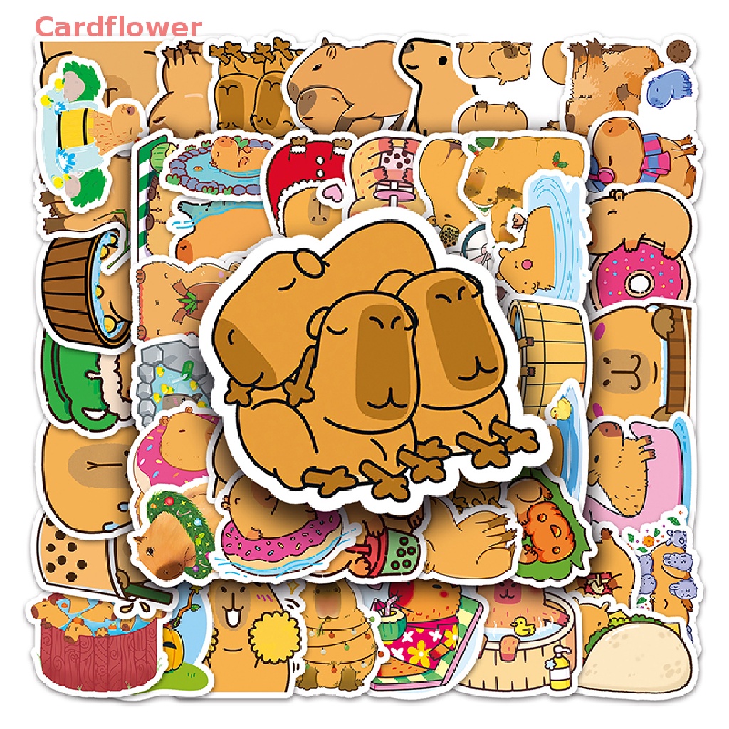 Bộ 50 Miếng Dán Chống Thấm Nước Hình Động Vật Dễ Thương Mới