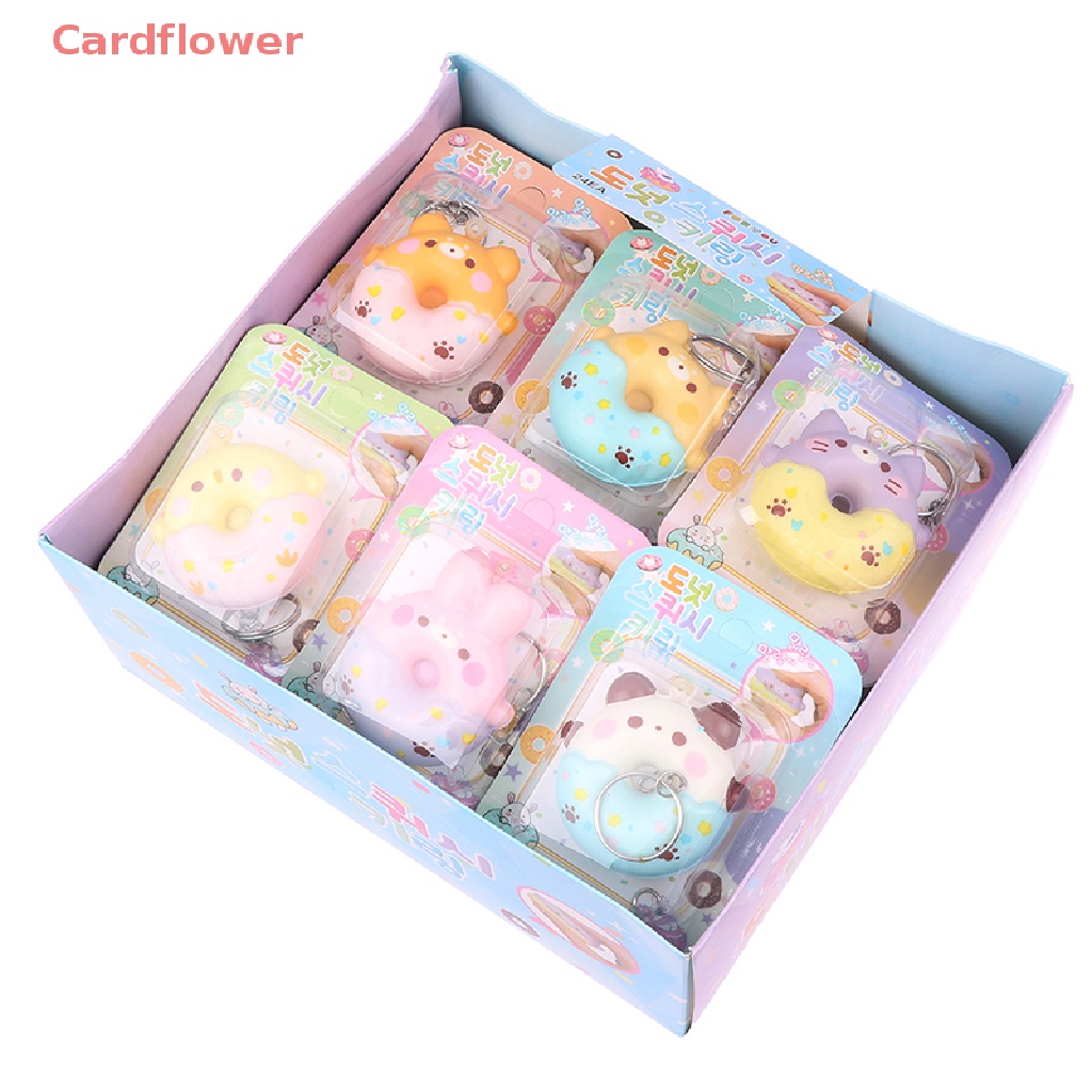 Đồ Chơi Móc Khóa Hình Bánh Donut Bóp Xả Stress Mới