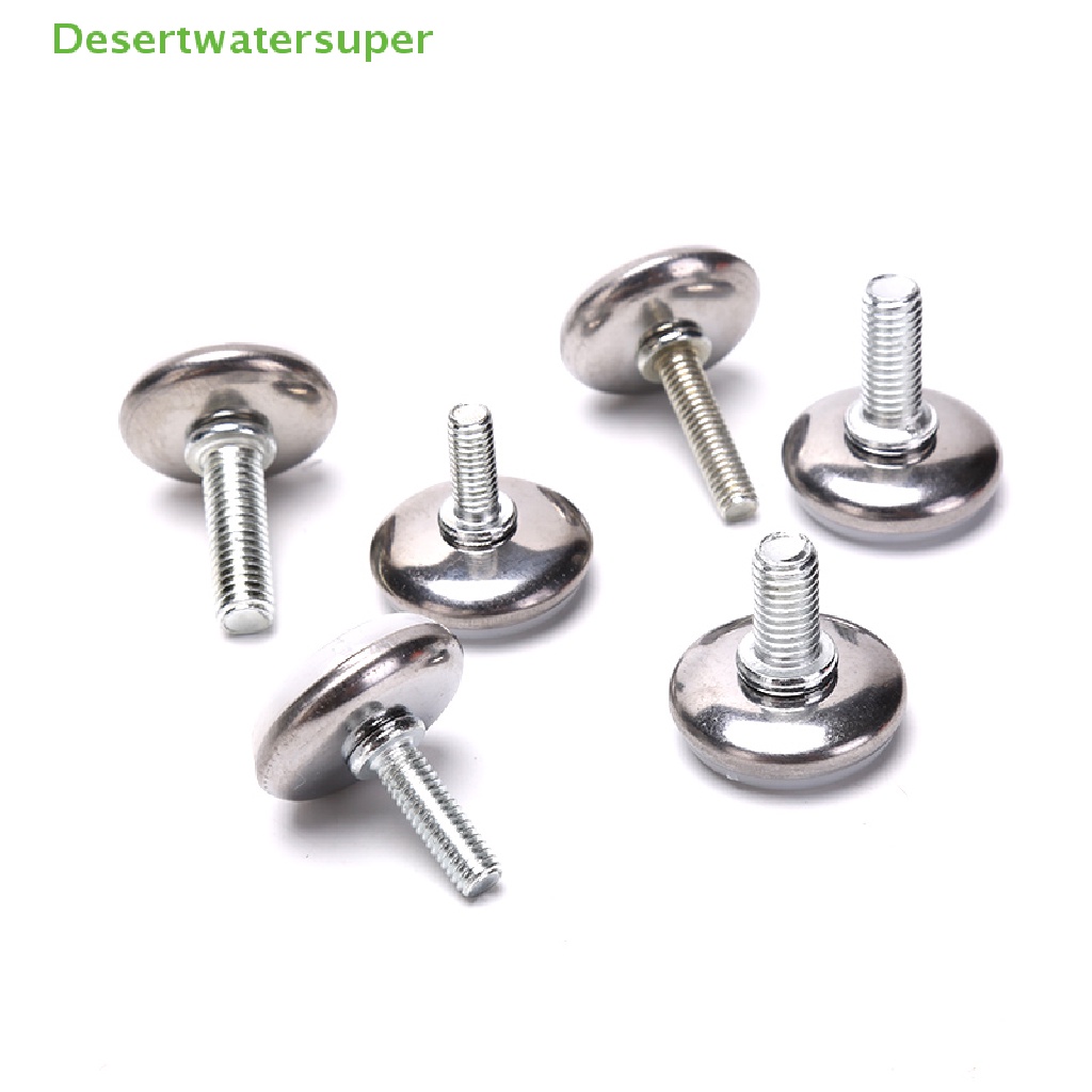 4 Chân Bàn Bằng Thép Chống Trượt Có Thể Điều Chỉnh M6 M8 15 / 20 / 25mm