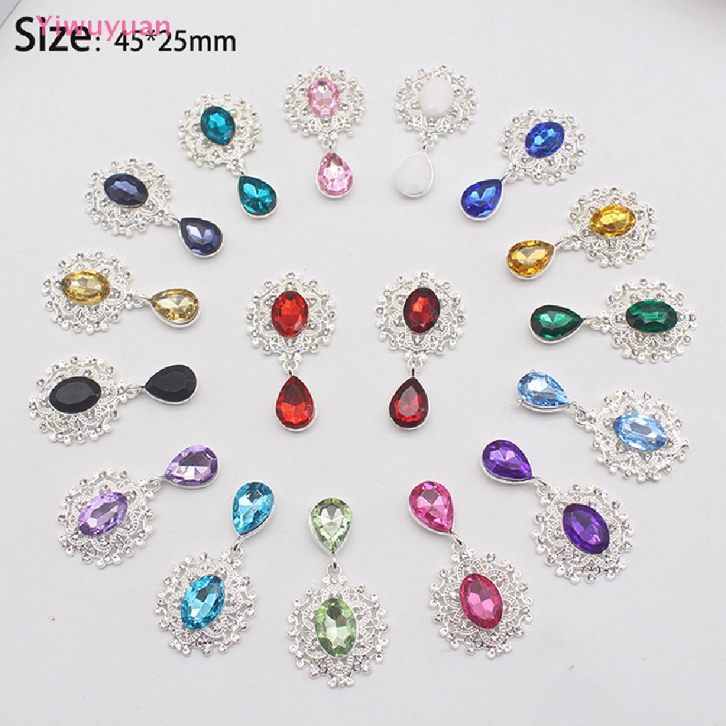 Ghim Cài Áo Đính Đá Lấp Lánh Kích Thước 45 * 25mm Mới