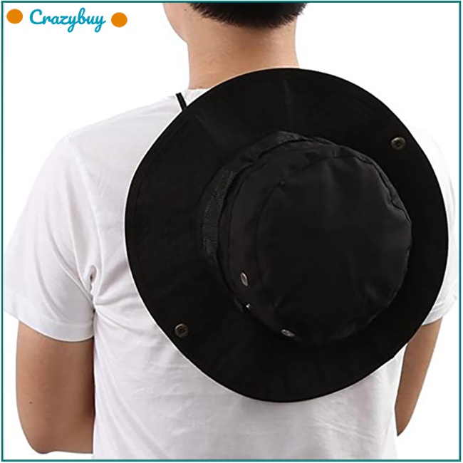 Cr Nón Vành Tròn Chống Nắng Tiện Dụng Khi Đi Câu Cá / Leo Núi / Cắm Trại