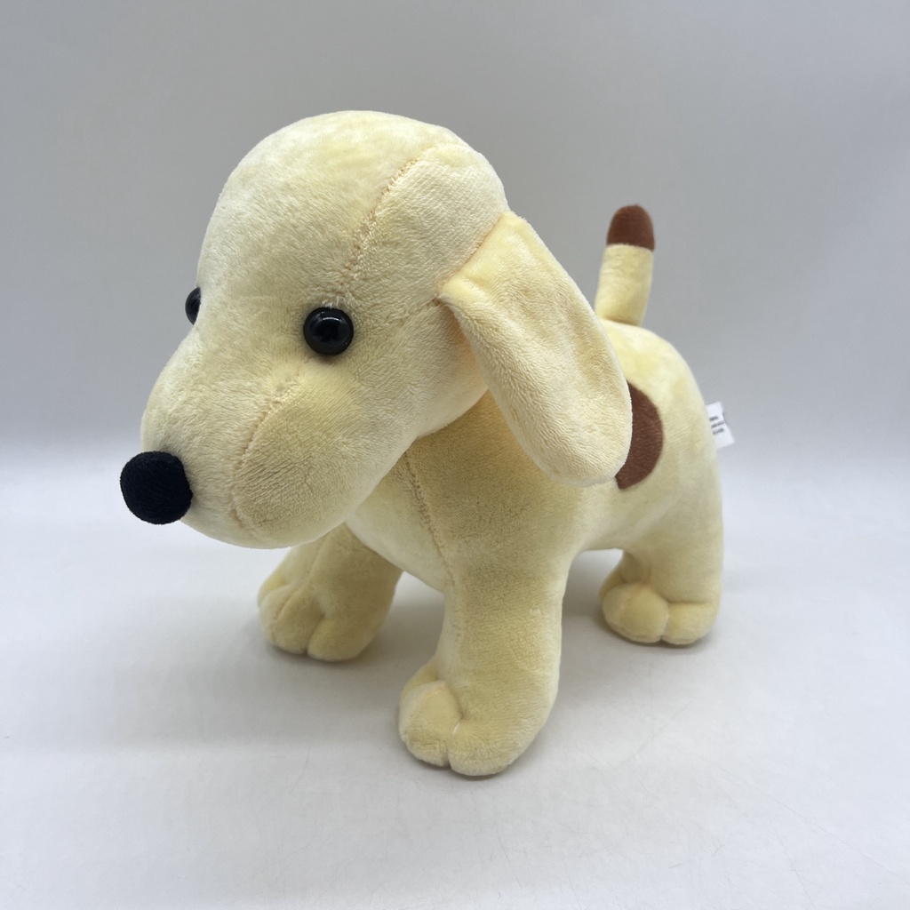 Thú Nhồi Bông Hình Chú Chó Màu Vàng Nhạt SY2 YS2 Trang Trí Nhà Cửa