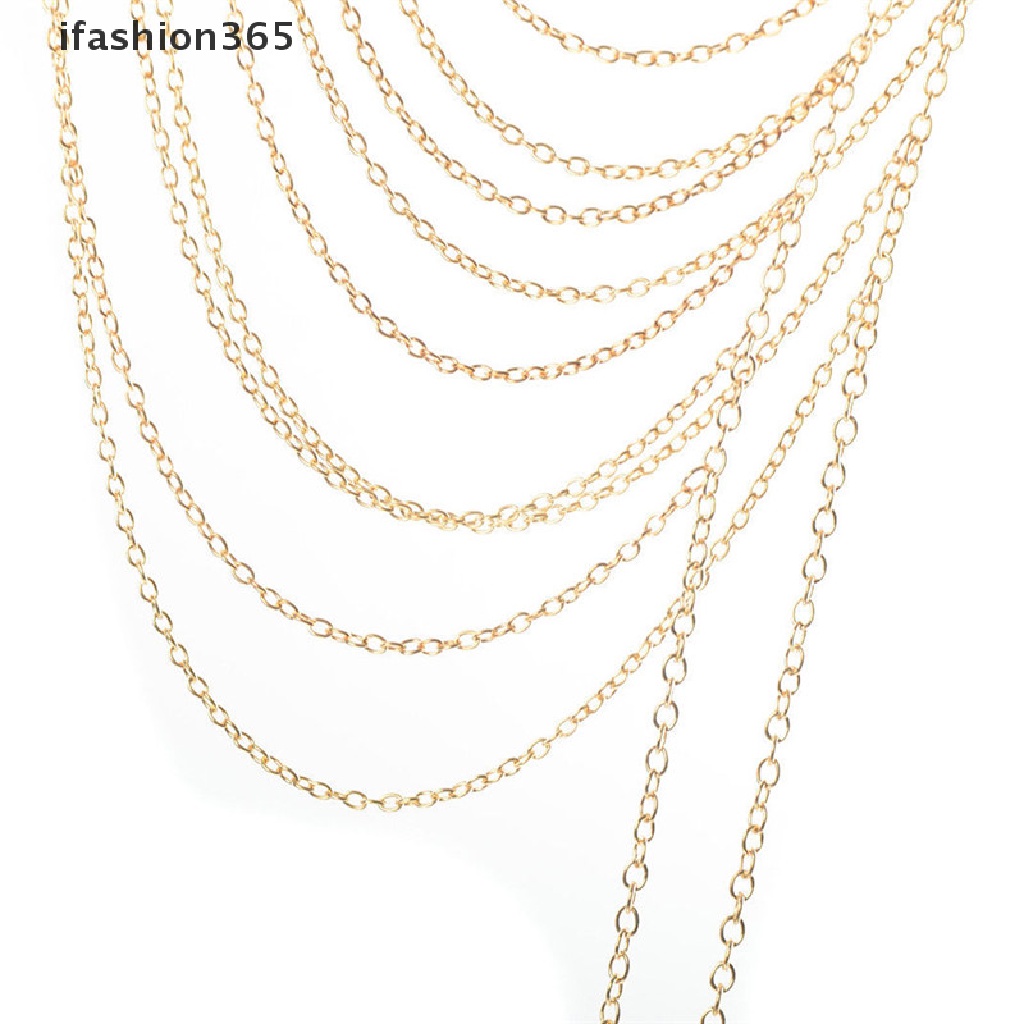 [ifashion365] Vòng cổ Cơ Thể Dạng Chuỗi Tua Rua Thời Trang Quyến Rũ Cho Nữ