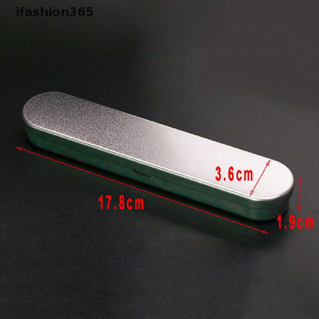 1 Hộp Bút Bằng Kim Loại Hình Chữ Nhật In Hình Ngựa &amp; Miệng Thiếc [ifashion365] 1pc Vn