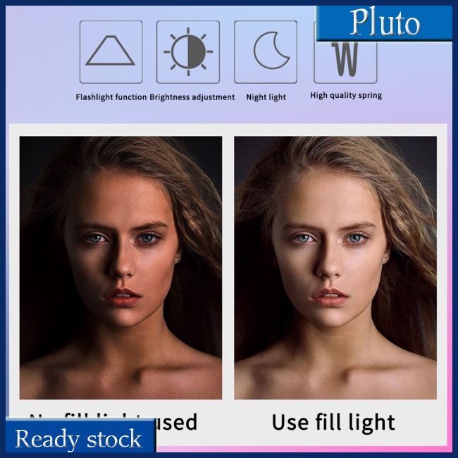 Đèn Led Tròn Kẹp Điện Thoại Hỗ Trợ Chụp Hình Selfie