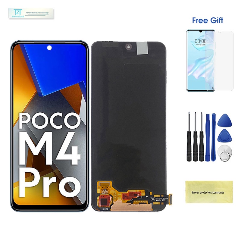 Zin OLED Màn Hình điện thoại Cho Redmi Note 11 4G / Note 11S 4G / Poco M4 Pro 4G LCD thay thế màn hình Zin