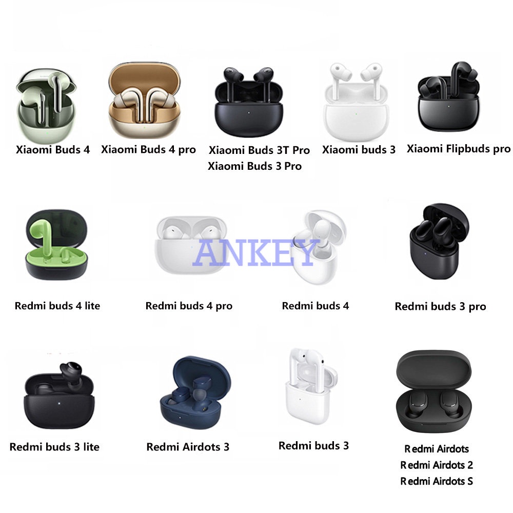 Xiaomi Buds 4 Pro / 3 3T Pro FlipBuds Pro / Air 2 Pro 2S Vỏ Bảo Vệ Hộp Sạc Tai nghe không dây TWS Bằng Silicon Mềm