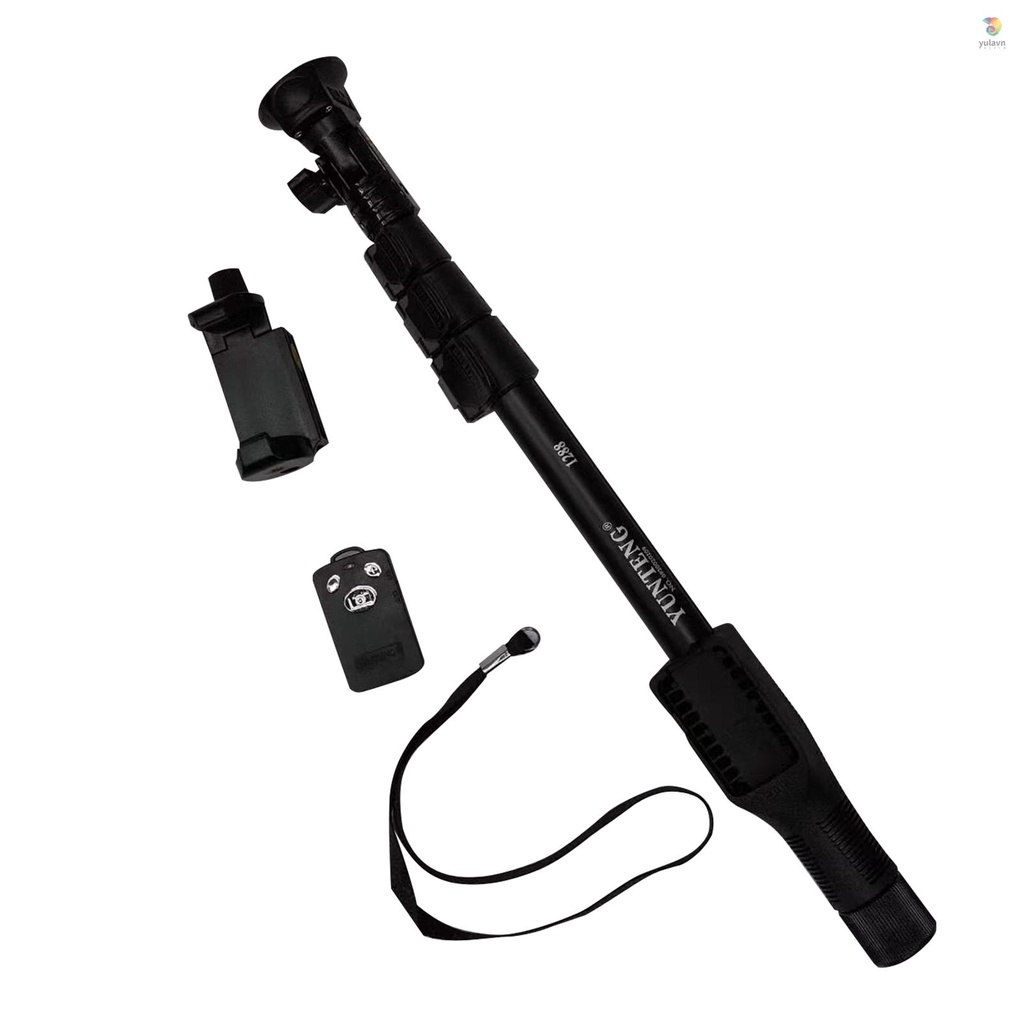 Gậy Tự Sướng yula) YUNTENG Cầm Tay Mở Rộng Bằng Hợp Kim Nhôm Có Thể Tháo Rời Với Giá Đỡ Điện Thoại Điều Khiển Không Dây BT Cho Camera Kỹ Thuật Số Nhỏ Ild