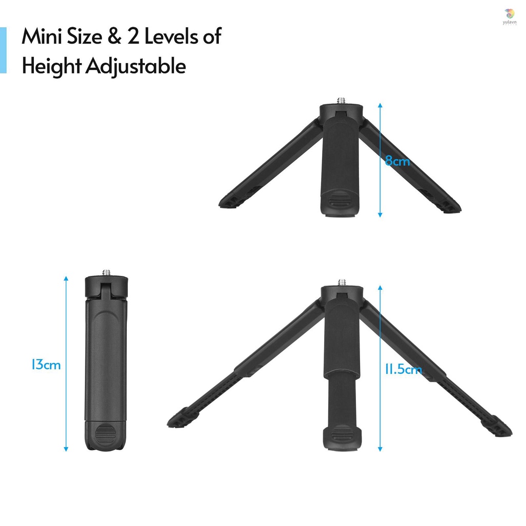 ANDOER Chân Đế Tripod Chuyên Dụng Chất Lượng Cao 011 Bộ Dụng Cụ Chịu Lực 2 Mức Độ 1 / 4 Inch Có Thể Điều Chỉnh Chuyên Dụng