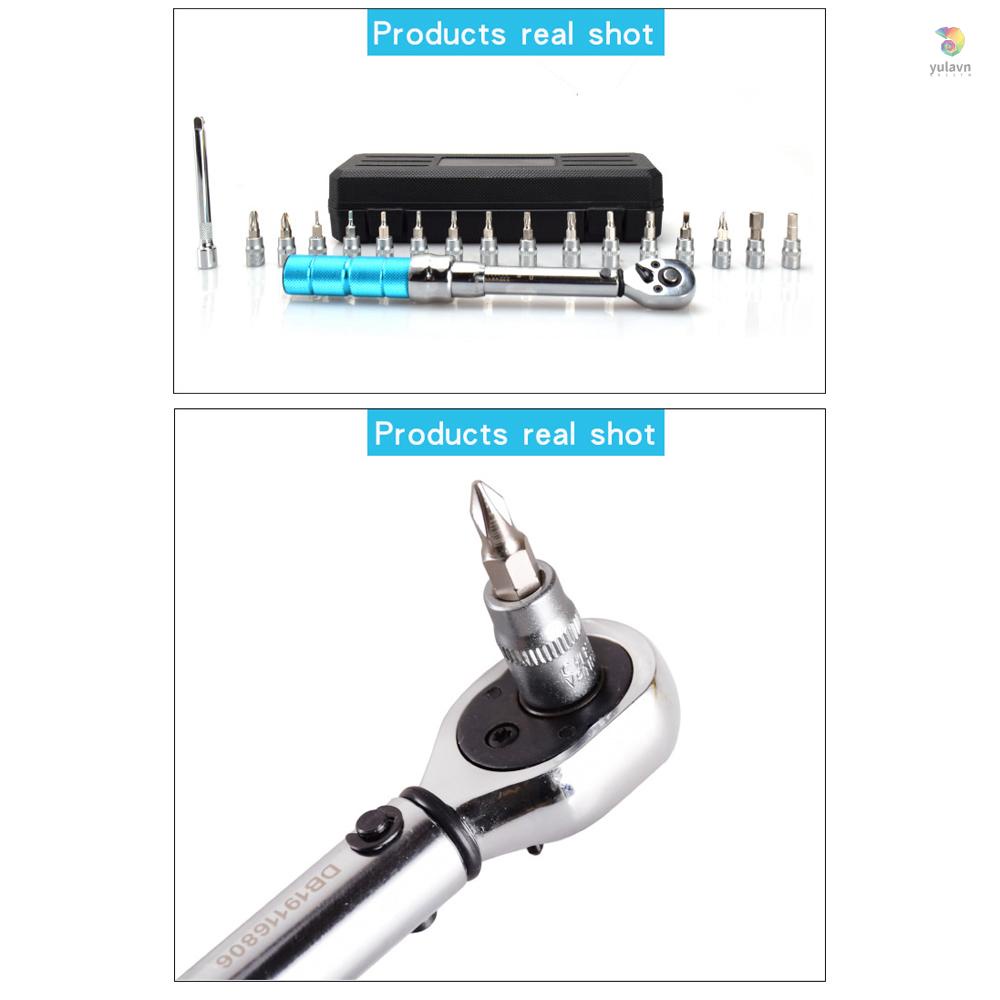 Cờ Lê Mô Men Xoắn 1 / 4inch Có Thể Điều Chỉnh Nhanh Chóng Tiện Dụng