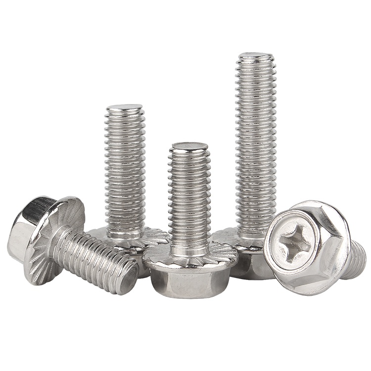 Bu Lông Lục Giác Chống Trượt Bằng Thép Không Gỉ 304 Phillips Flange M3M4M5 Phillips