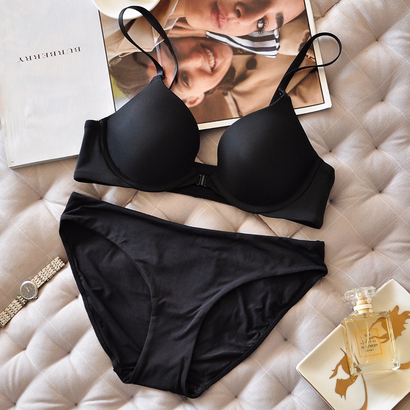 Áo Lót Nâng Ngực Mềm Mại Không Đường May Cài Khóa Trước Thoải Mái Dành Cho Nữ