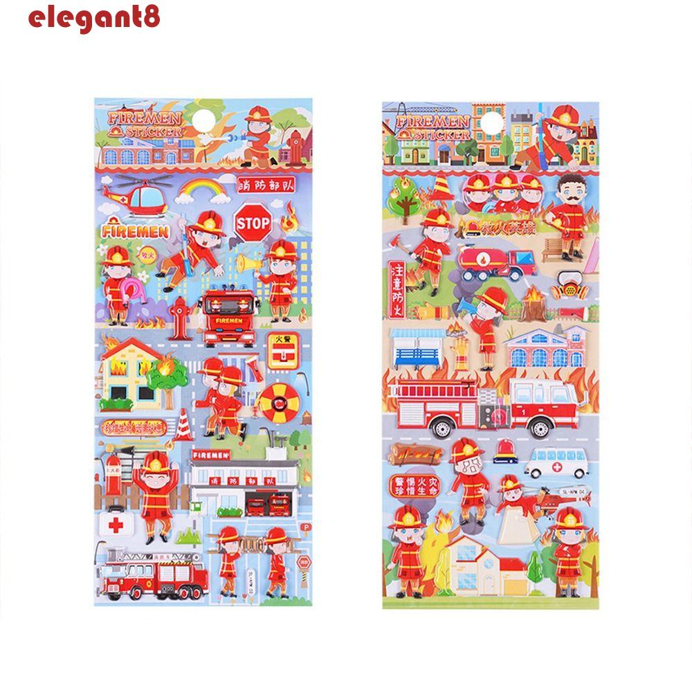 1 Tấm Nhãn Dán Hoạt Hình 3D Bằng Xốp Trang Trí Sổ Tay DIY