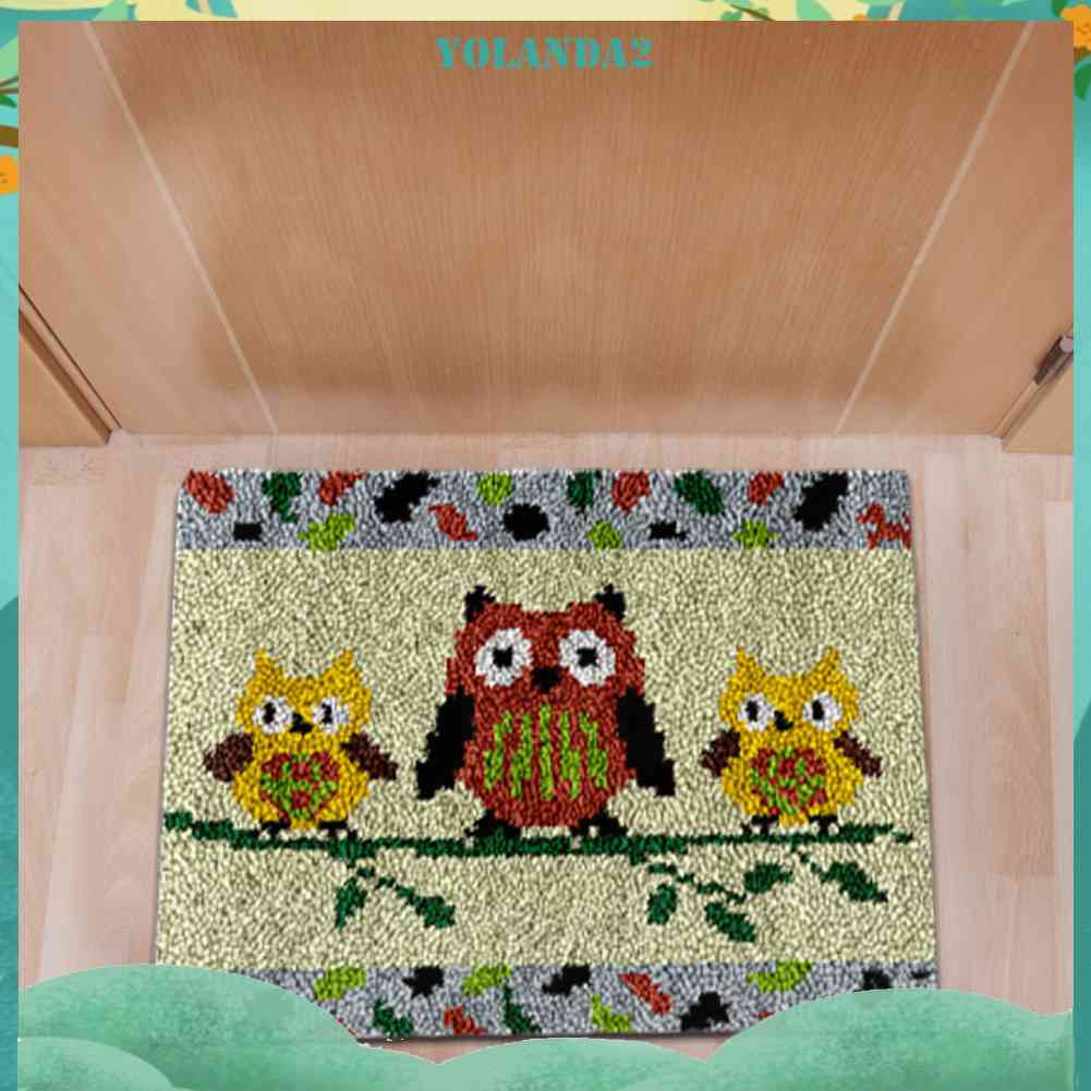 Bộ Móc Thêu Thảm Thủ Công DIY