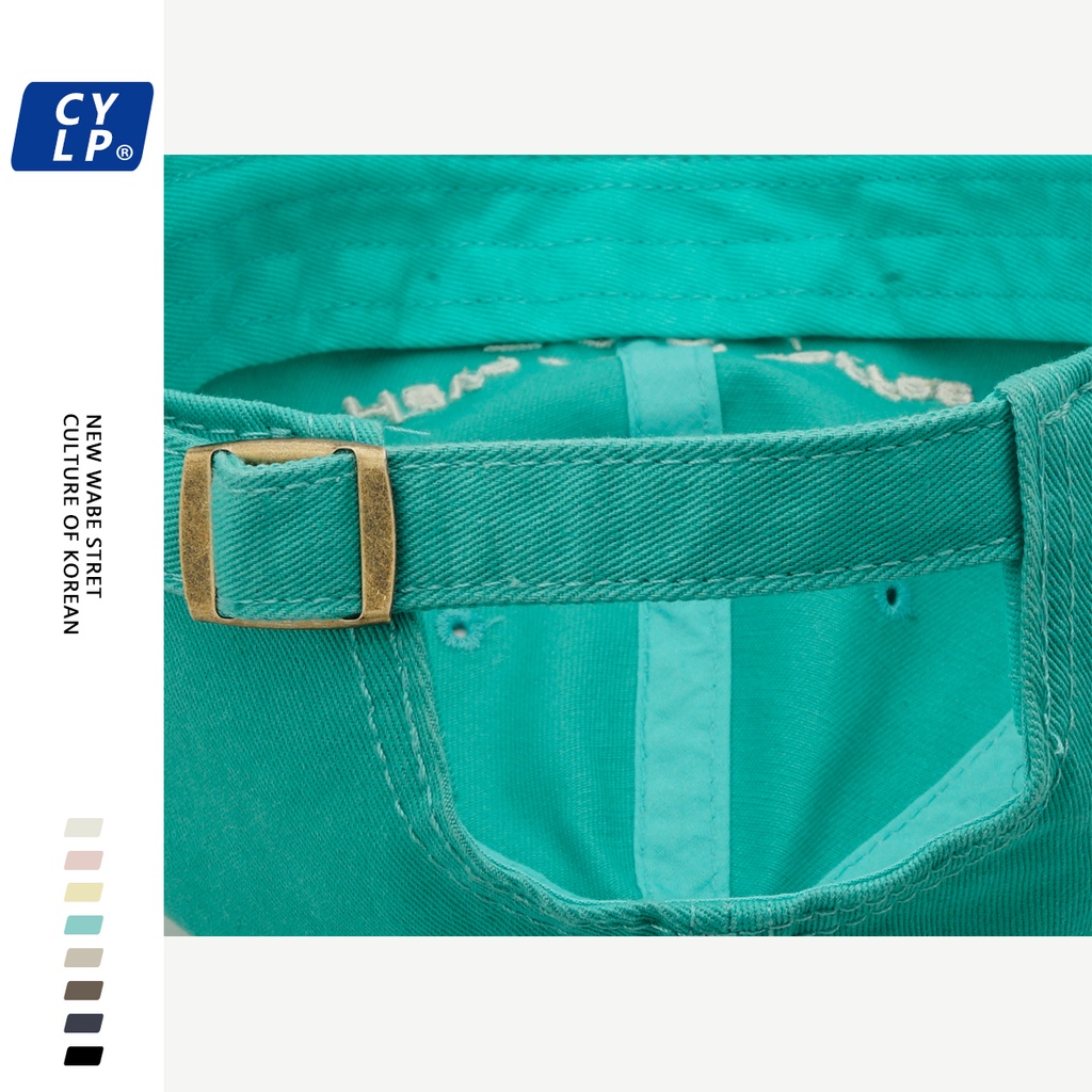 Mũ Lưỡi Trai Mềm Thêu Chữ Phong Cách Hàn Quốc 1994