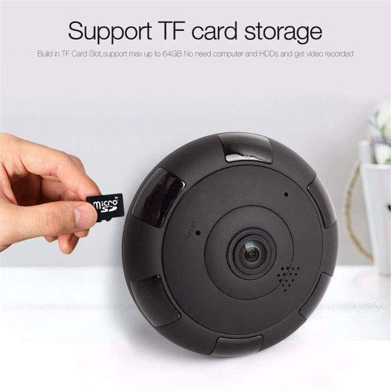 Camera Mắt Cá Không Dây Xoay 360 Độ Kết Nối WIFI Thông Minh V380 Pro 1080P