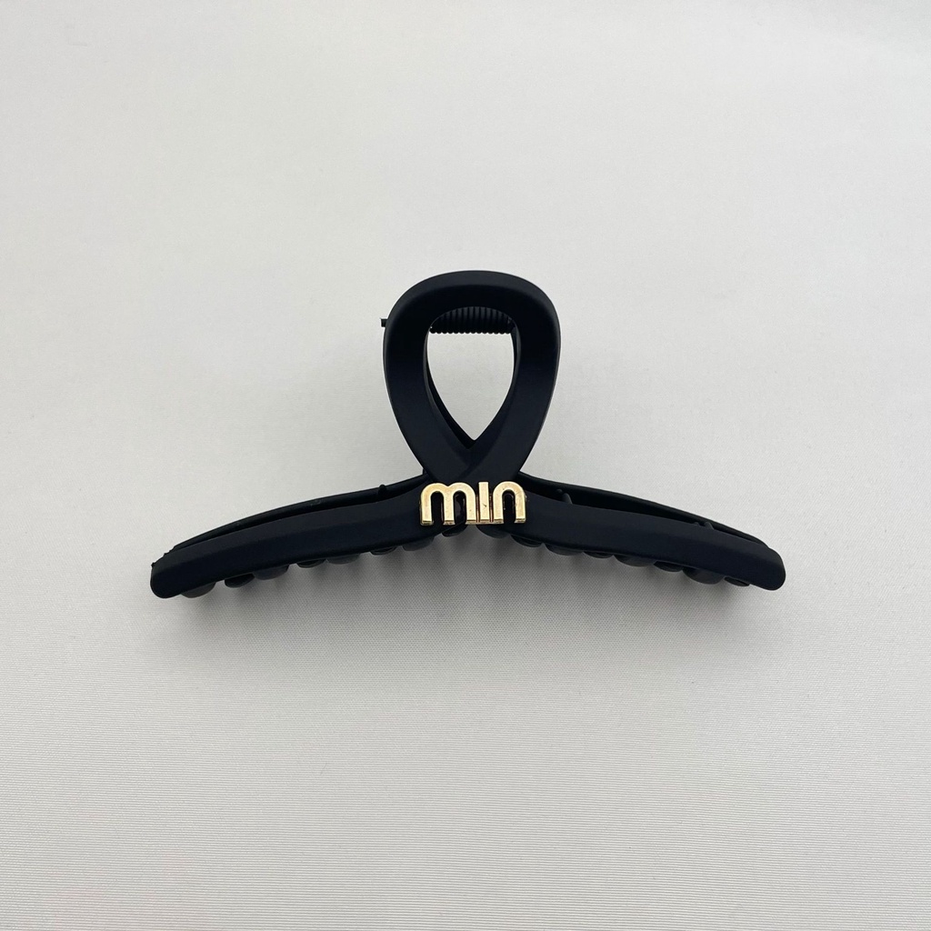 Kẹp Tóc Cao Su Màu Đen Hình Cá Mập