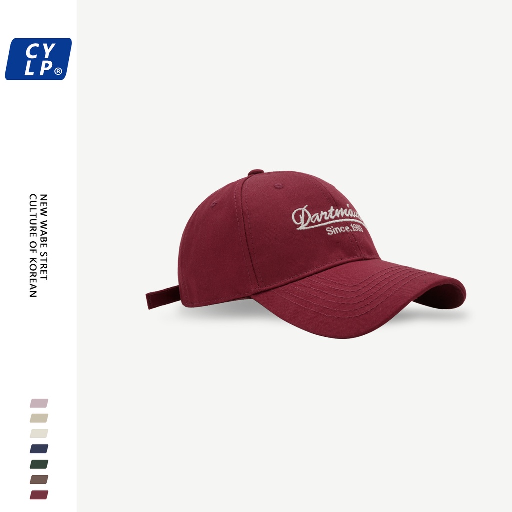 Nón Lưỡi Trai Cứng Thêu Chữ Phong Cách Hàn Quốc Thời Trang Mùa Hè Cho Nam Và Nữ