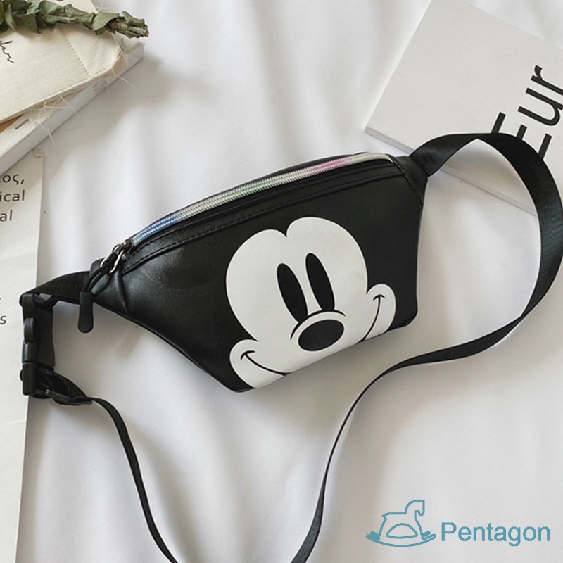 Túi Đeo Chéo In Họa Tiết Hoạt Hình Dễ Thương Phong Cách Hàn Quốc