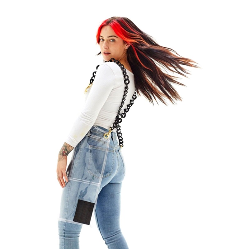 Tạp Dề TPU Siêu TPU Chống Thấm Nước Có Túi Lớn Và Dây Đeo Sợi Xích Đa Năng Dùng Khi Nấu Ăn