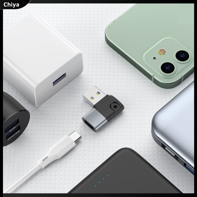Đầu Chuyển Đổi Usb 3.0 Type-c Góc 90 Độ Chuyên Dụng Cho Laptop / Máy Tính Bảng / Điện Thoại Di Động