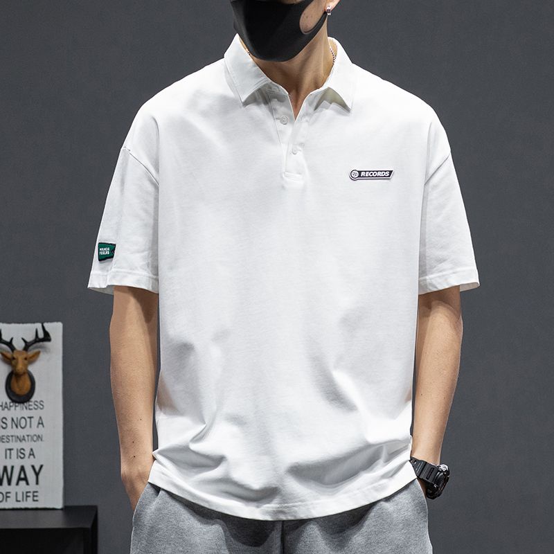 Áo Thun Polo Ngắn Tay Dáng Rộng Thời Trang Mùa Hè Dành Cho Nam