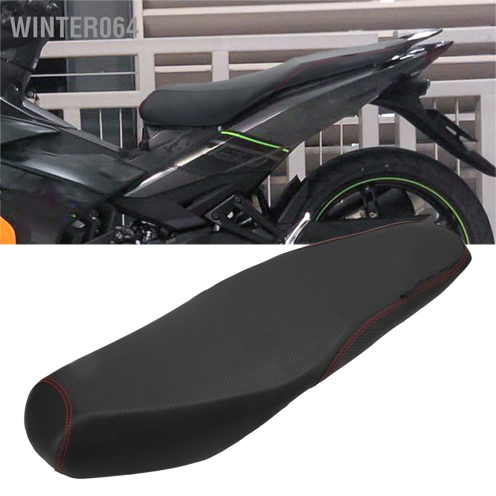 Winter064 Người Lái Xe Máy Ghế Hành Khách Da PU Mềm Mại Chống Thấm Nước Hình 1 Cho Y15ZR Bắn Tỉa 150