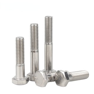  Vít lục giác mở rộng nửa ren bằng thép không gỉ M6 / M8 / M10 304