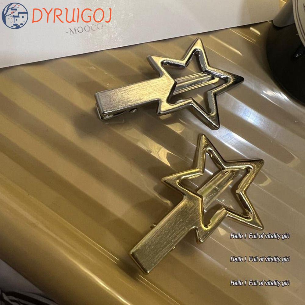 Kẹp Tóc Mỏ Vịt Hình Ngôi Sao Năm Cánh Sáng Tạo y2k Cho Nữ