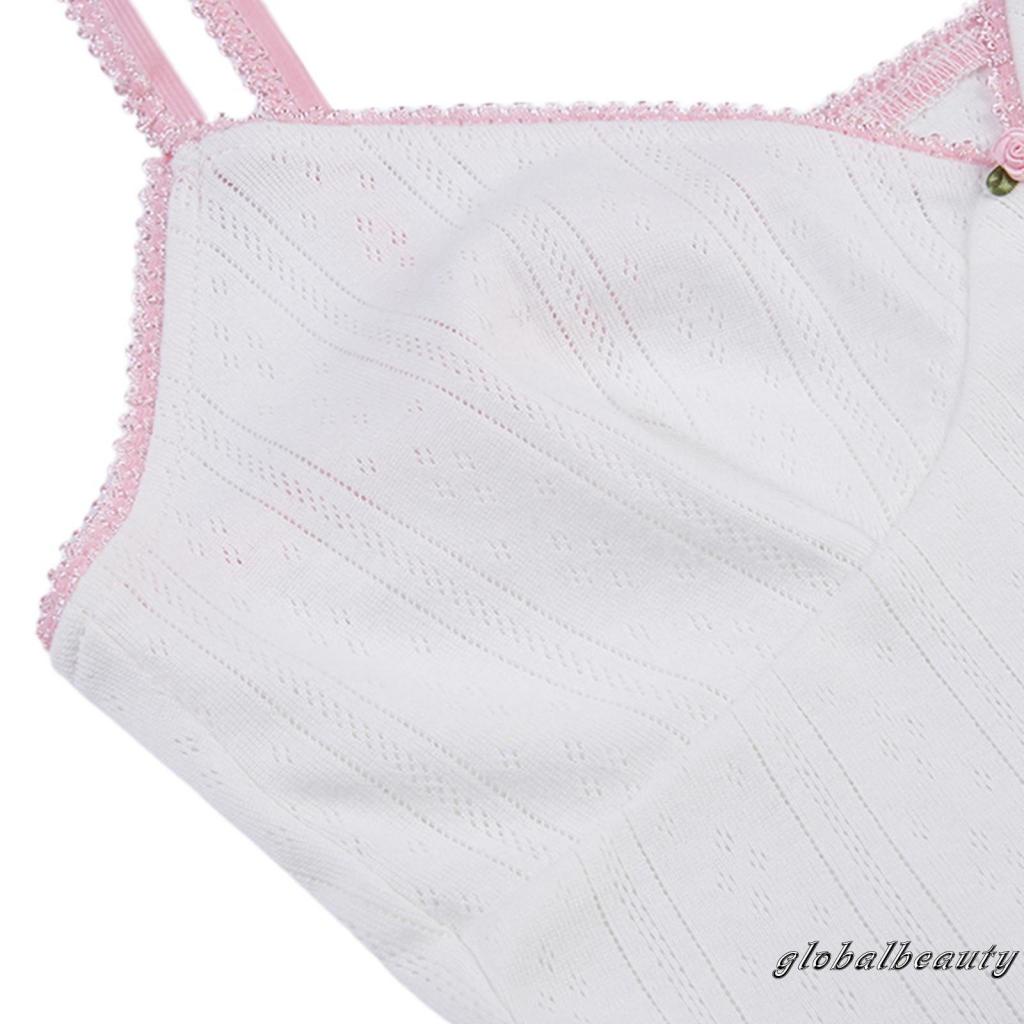 Áo Hai Dây Cổ Chữ V Mỏng Họa Tiết Hoa Thời Trang Mùa Hè Cho Nữ