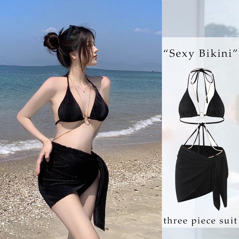 Bộ Bikini Ba Mảnh Tam Giác Phong Cách Âu Mỹ Thời Trang Quyến Rũ Cho Nữ | BigBuy360 - bigbuy360.vn