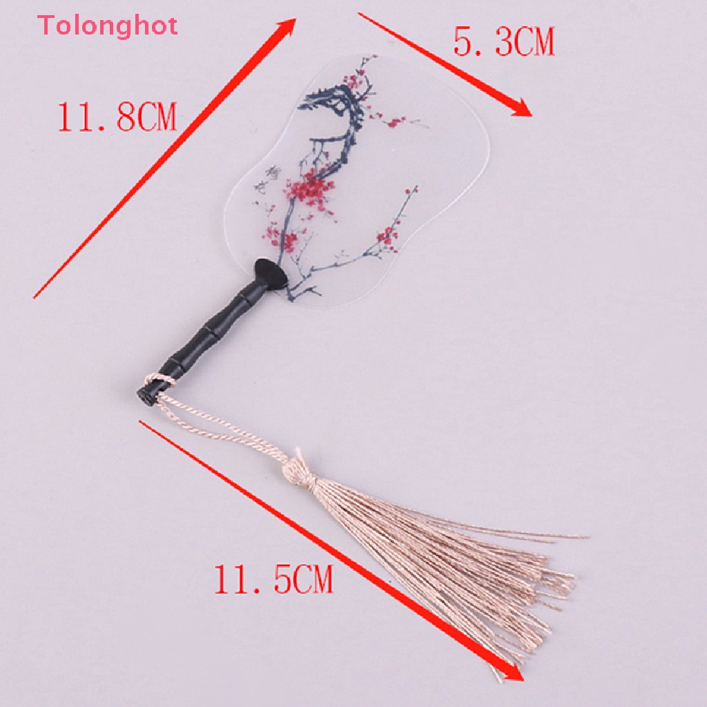 Set 2 Quạt Mini Tỉ Lệ 1: 12 Dùng Để Trang Trí Nhà Búp Bê