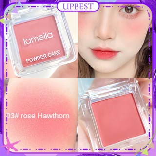  ♕Lameila Phấn Má Hồng Đơn Sắc Trang Điểm Màu Nude Tự Nhiên Làm Sáng Mịn Chống Thấm Nước Lâu Trôi Phấn Mắt Mỹ Phẩm 4 Màu UPBEST 