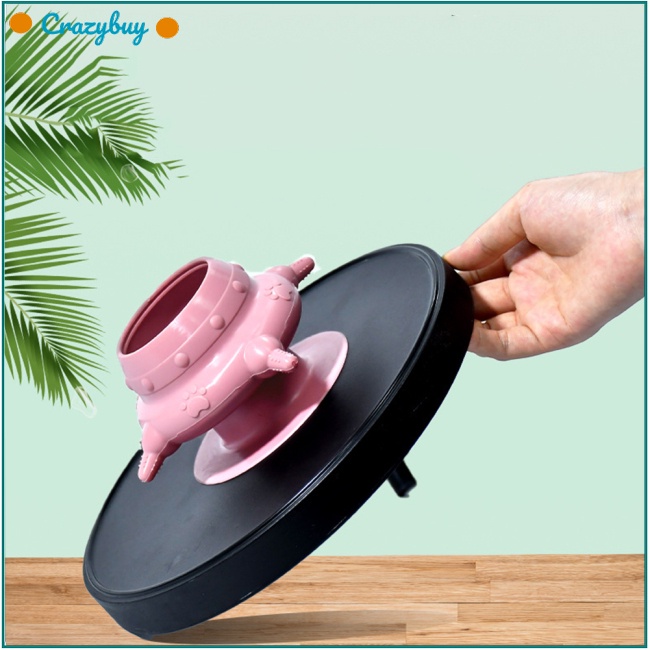 Cr Dụng Cụ Cho Thú Cưng Ăn Bằng Silicon Đa Năng Có Giác Hút Mạnh Tiện Dụng