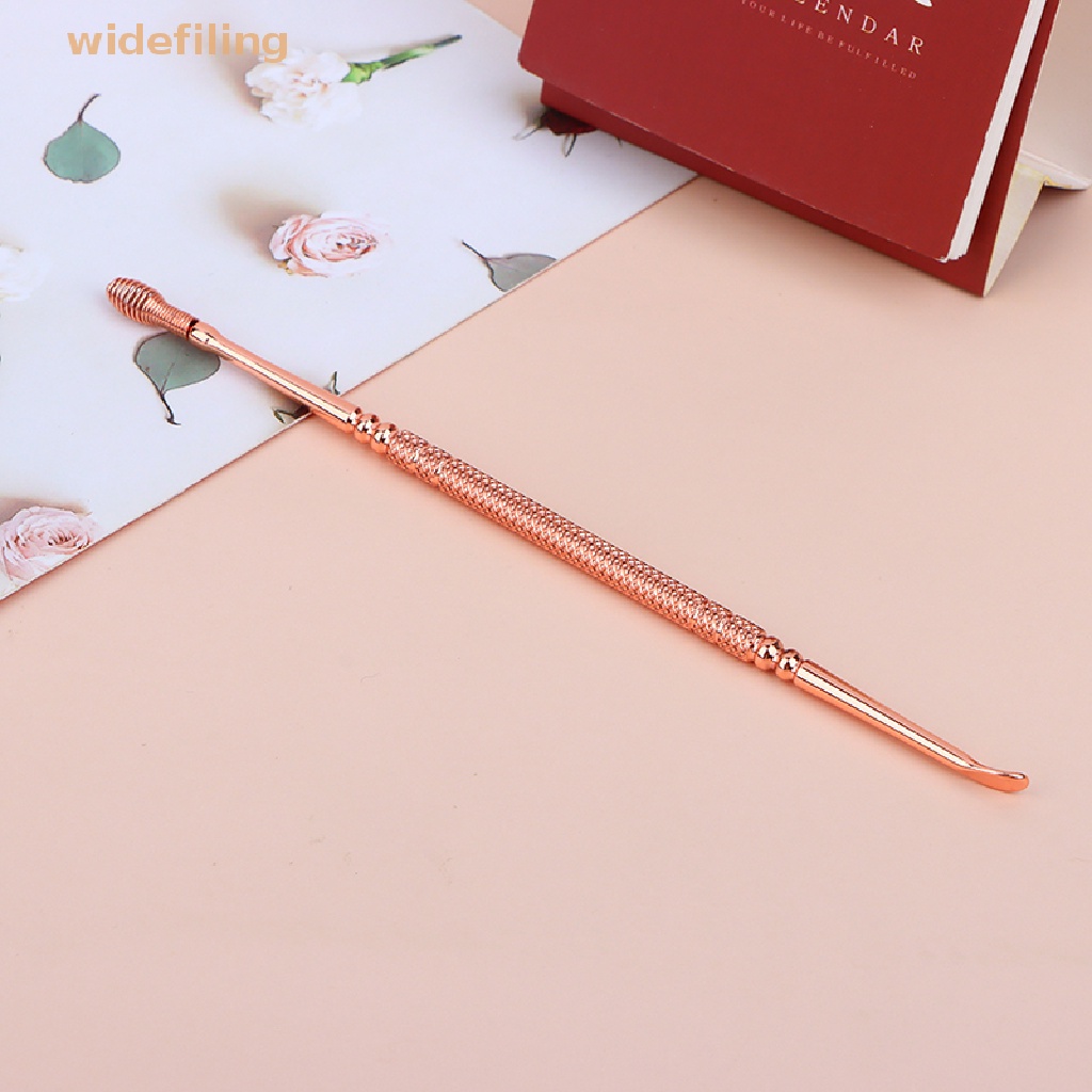 Muỗng Lấy Ráy Tai Bằng Thép Không Gỉ Màu Vàng Hồng