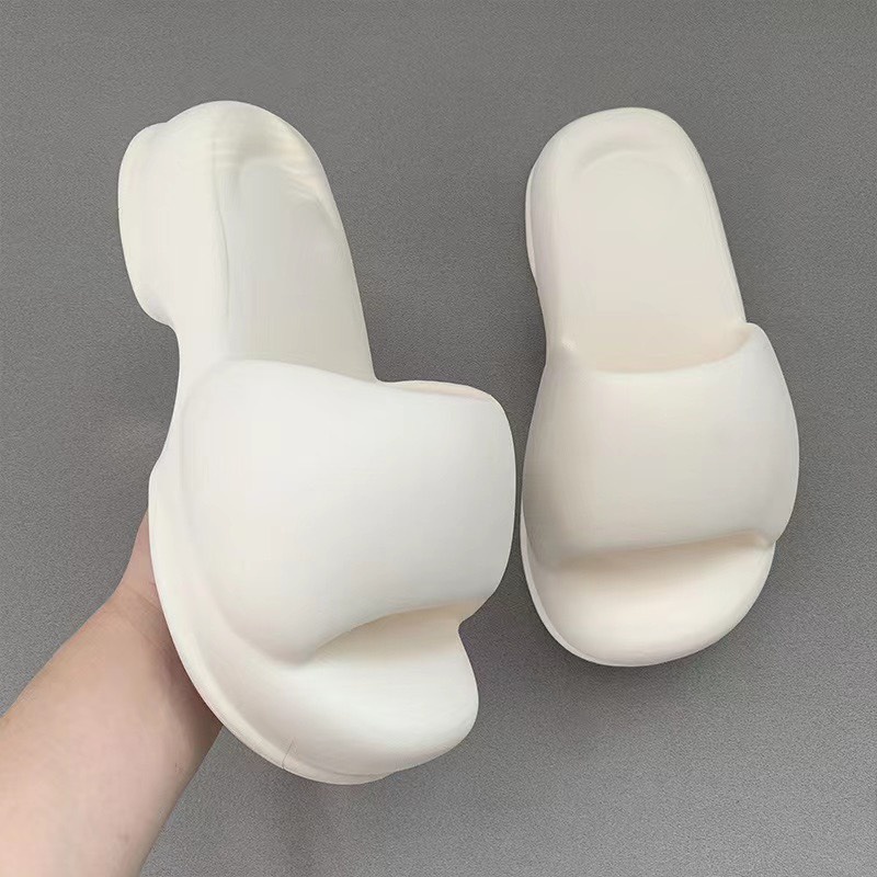 Dép bánh mỳ chao béo đế khuyết B479 nhiều màu quai ngang đúc nguyên khối TRANGBIHUE