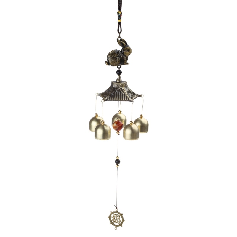Chuông Gió Treo Trang Trí Hình Thỏ Phong Cách Vintage
