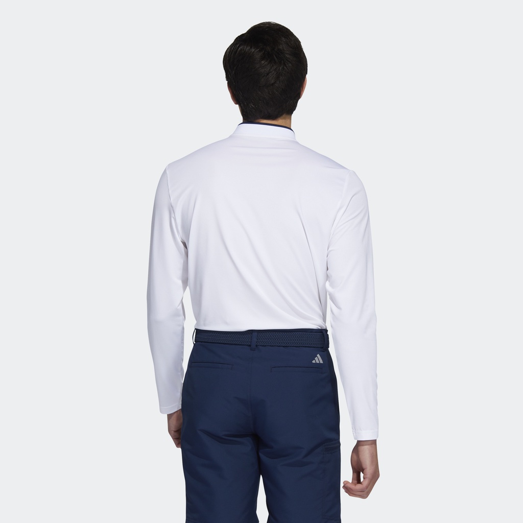 Adidas Đánh gôn Áo Polo Dài Tay Nam trắng HS7578
