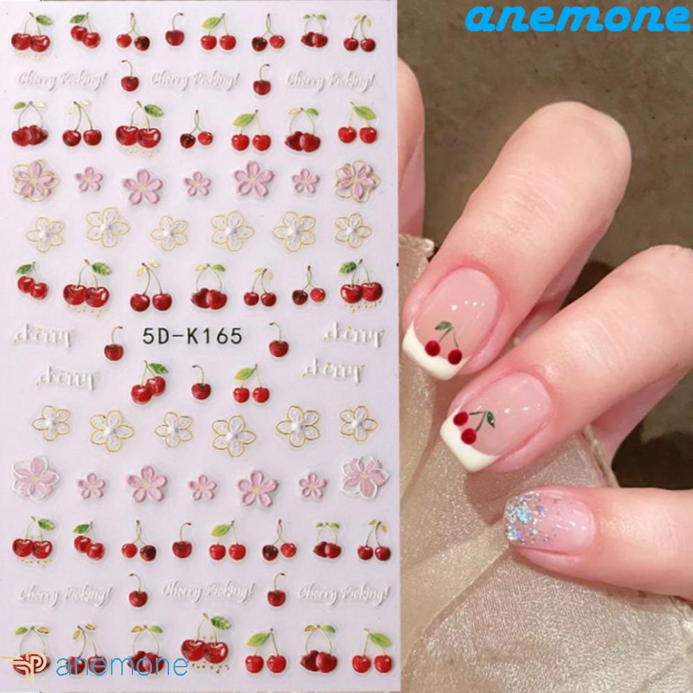 Sticker Dán Móng Tay Tự Dính Hình Trái Cây Thời Trang Mùa Hè