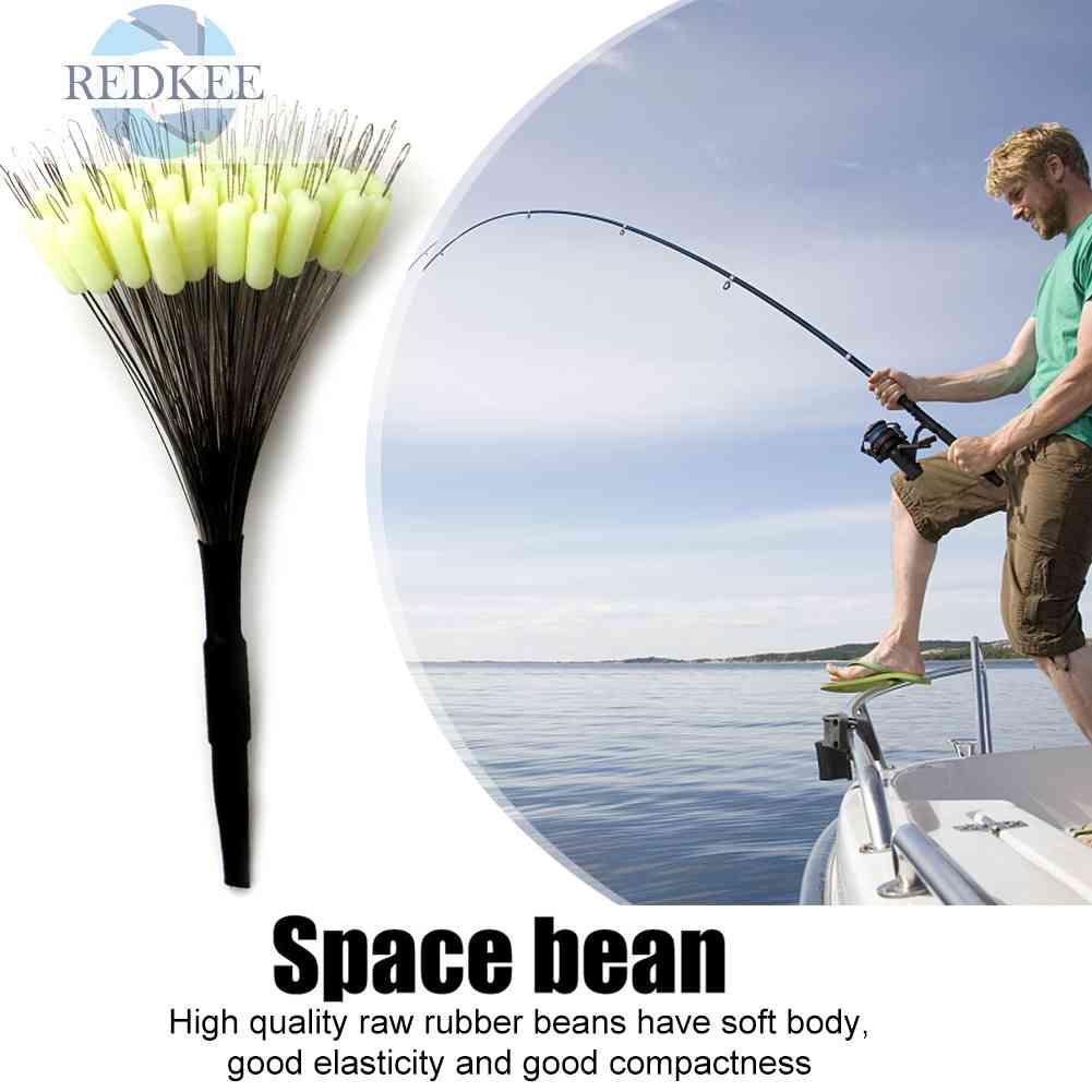 Set 100 Phao Câu Cá Bằng Silicone Tiện Dụng