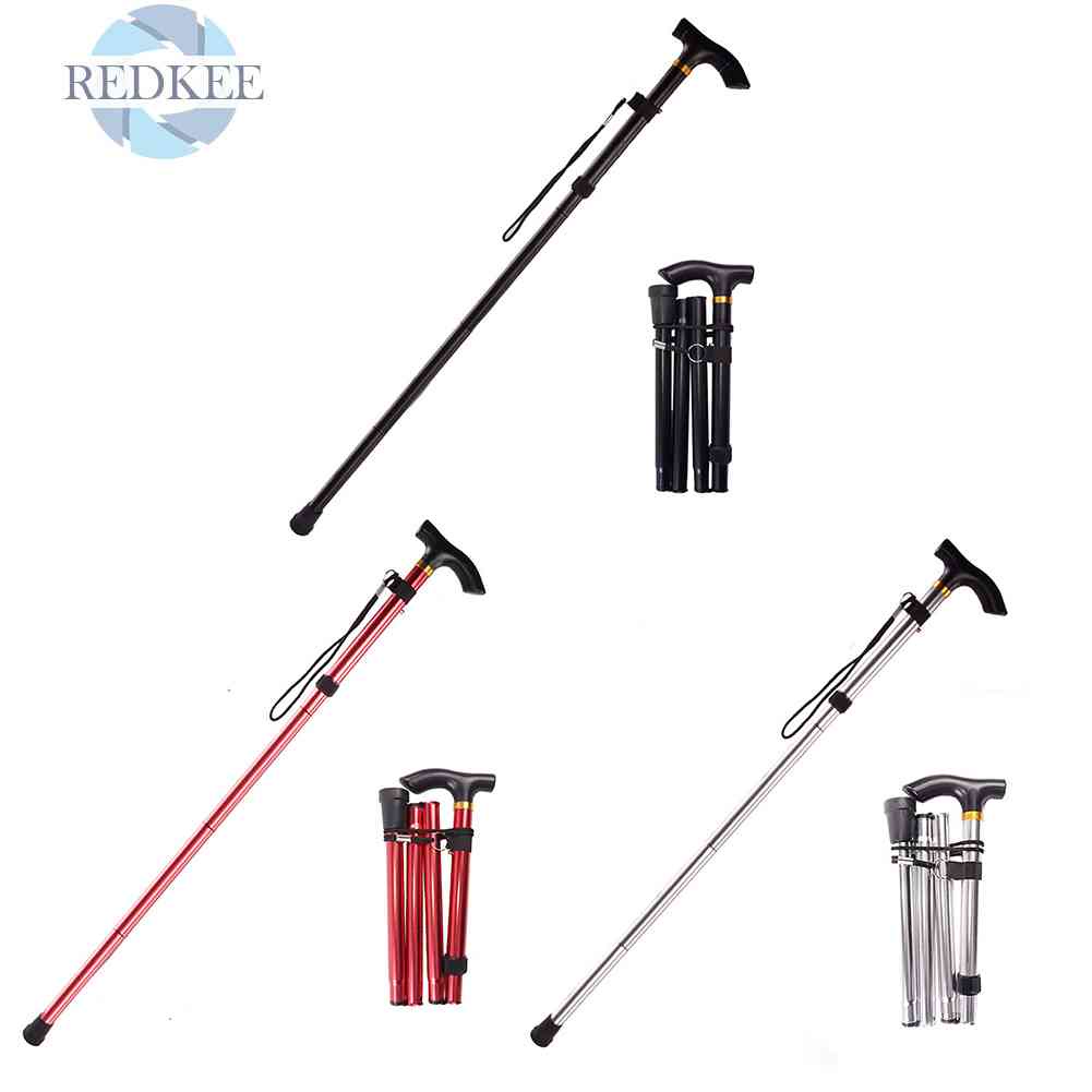 Gậy Leo Núi 5 Khớp Chống Trượt Tùy Chỉnh Tiện Dụng Cho Người Lớn Tuổi