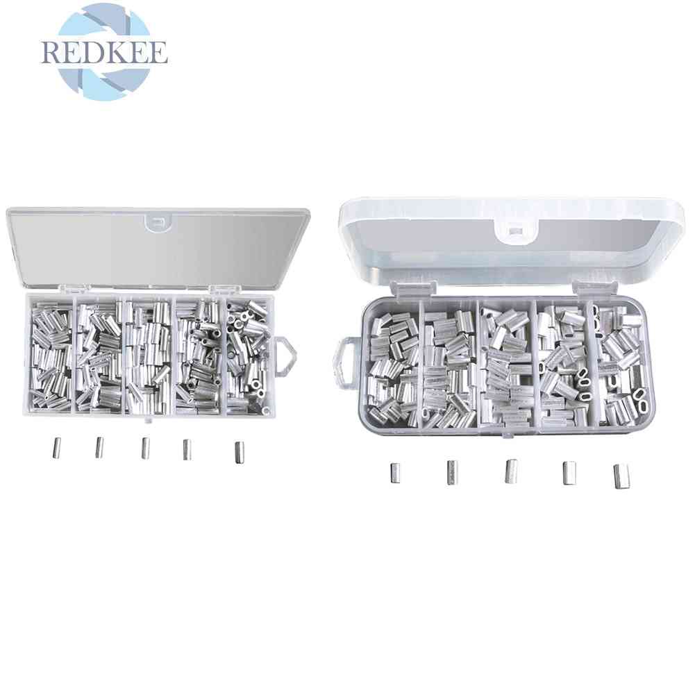 200 / 250 Ống Nối Dây Câu Cá Bằng Nhôm