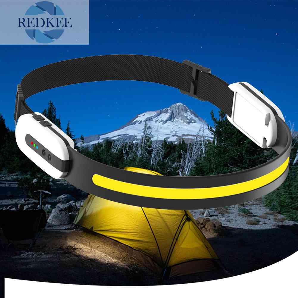 Đèn LED Đeo Trán COB Kết Nối Bluetooth Cho Cắm Trại Chạy Bộ