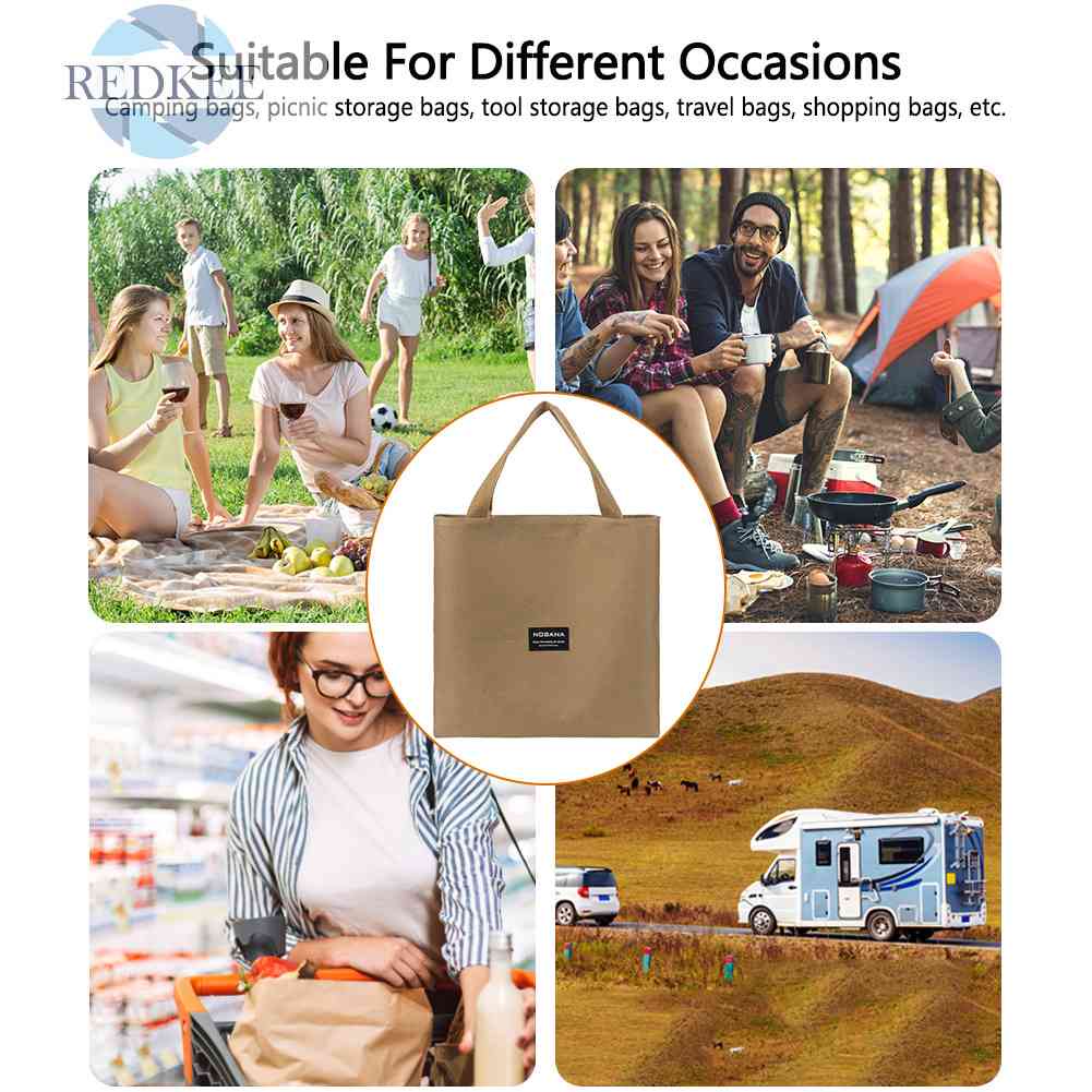 Túi Tote Chống Thấm Nước Đa Năng Kèm Tay Cầm Tiện Dụng Mang Theo Du Lịch Cắm Trại