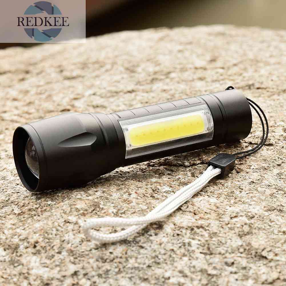 Đèn Pin 4 Bóng LED COB 2021 Thiết Kế Nhỏ Gọn Đa Năng Tiện Dụng