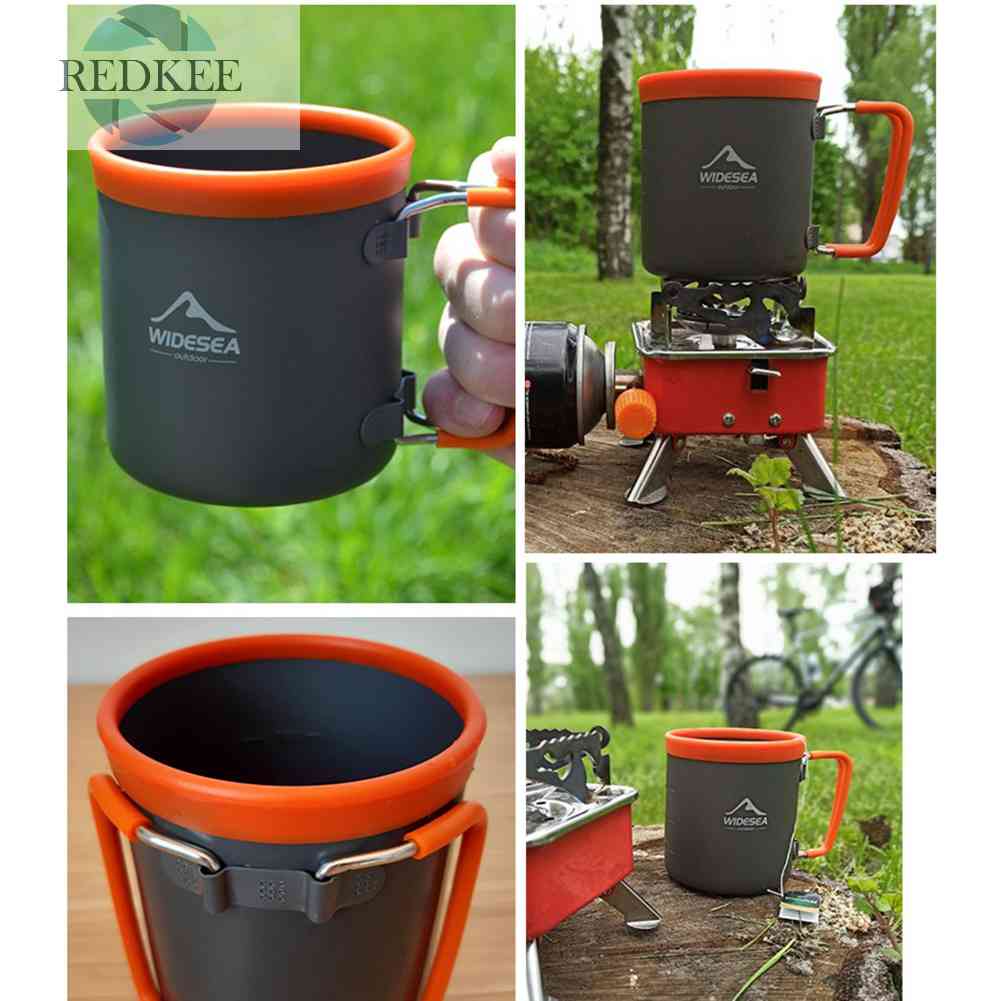 Cốc Uống Nước Bằng Nhôm Tiện Dụng Khi Đi Cắm Trại