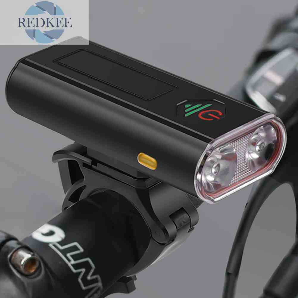 Đèn Pha LED 2T6 Cổng Sạc USB Loại C Cho Xe Đạp Địa Hình